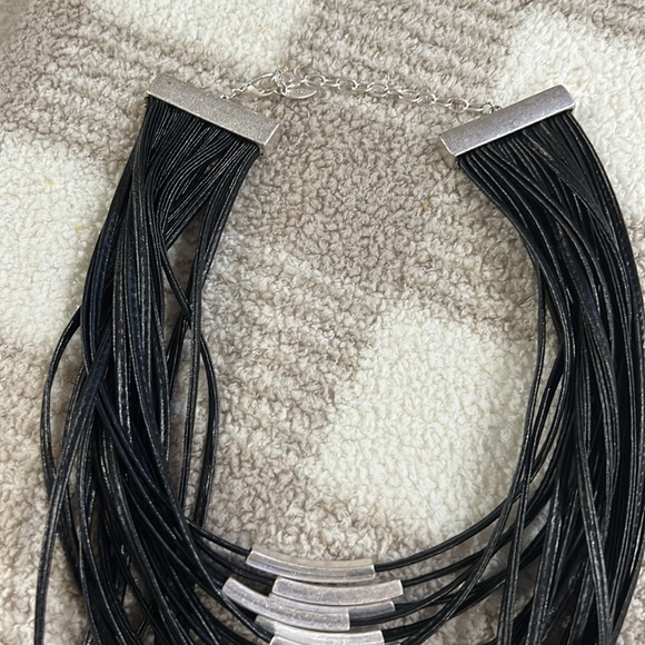 MW Leather Necklace - Picture 4 of 7